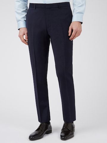 Ted Baker Slimfit Broek in Blauw: voorkant