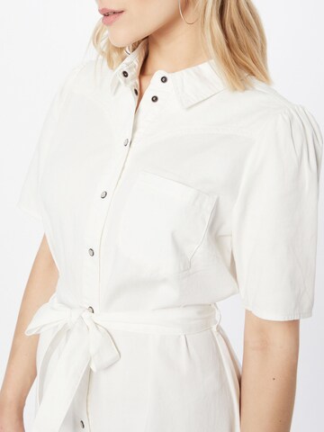 PIECES Shirt Dress 'KRISTA' in White