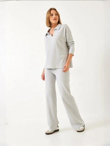 Bianco Lucci - Calças de fato em cinzento