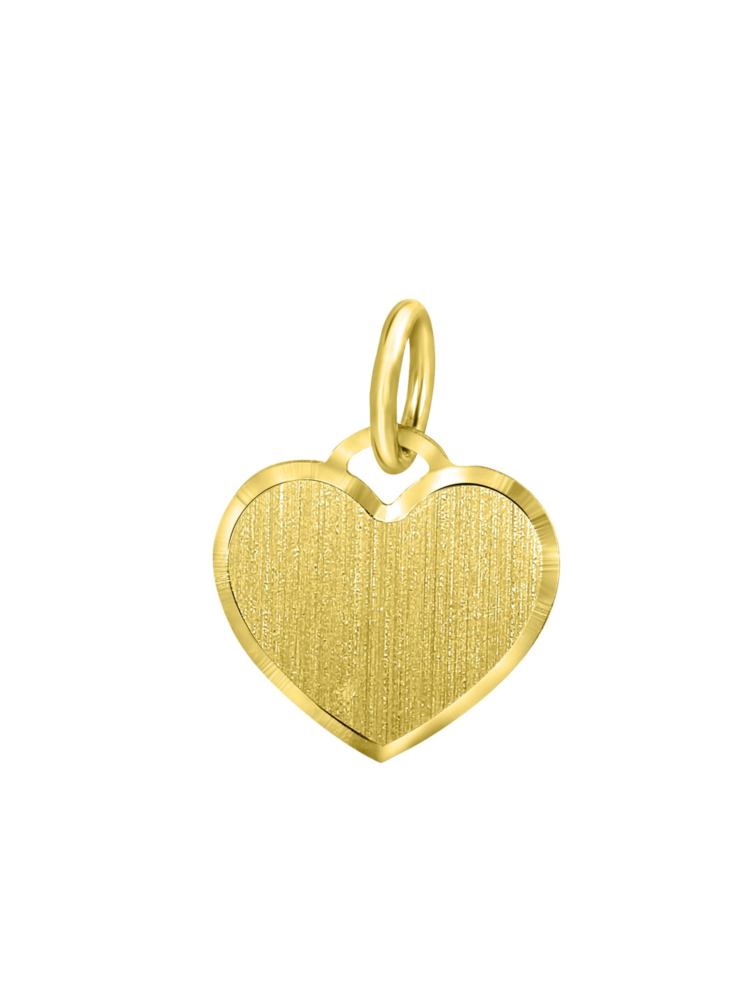 Lucardi Anhänger in Gold: Vorderseite