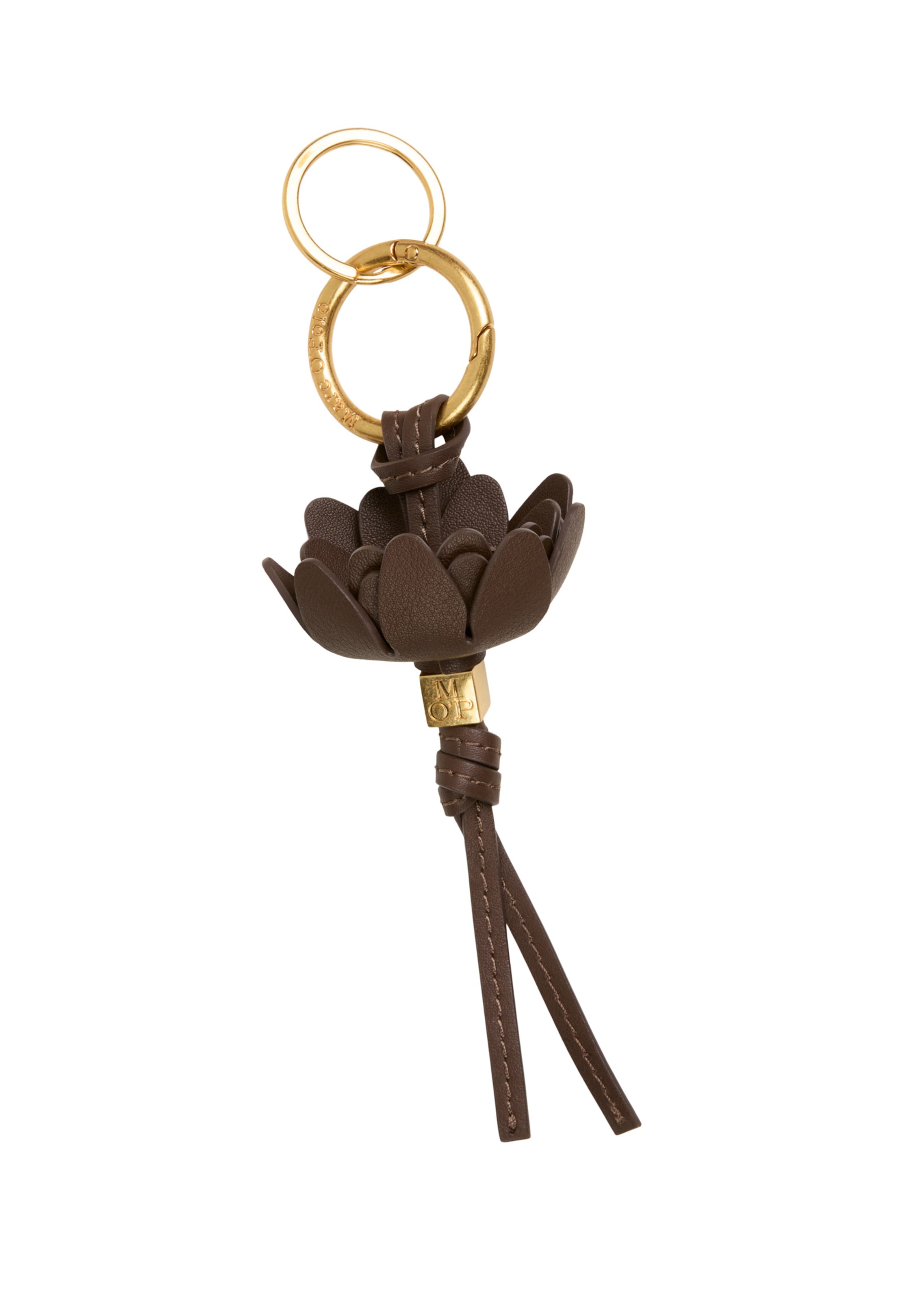 Marc O'Polo Sleutelhanger in Bruin: voorkant