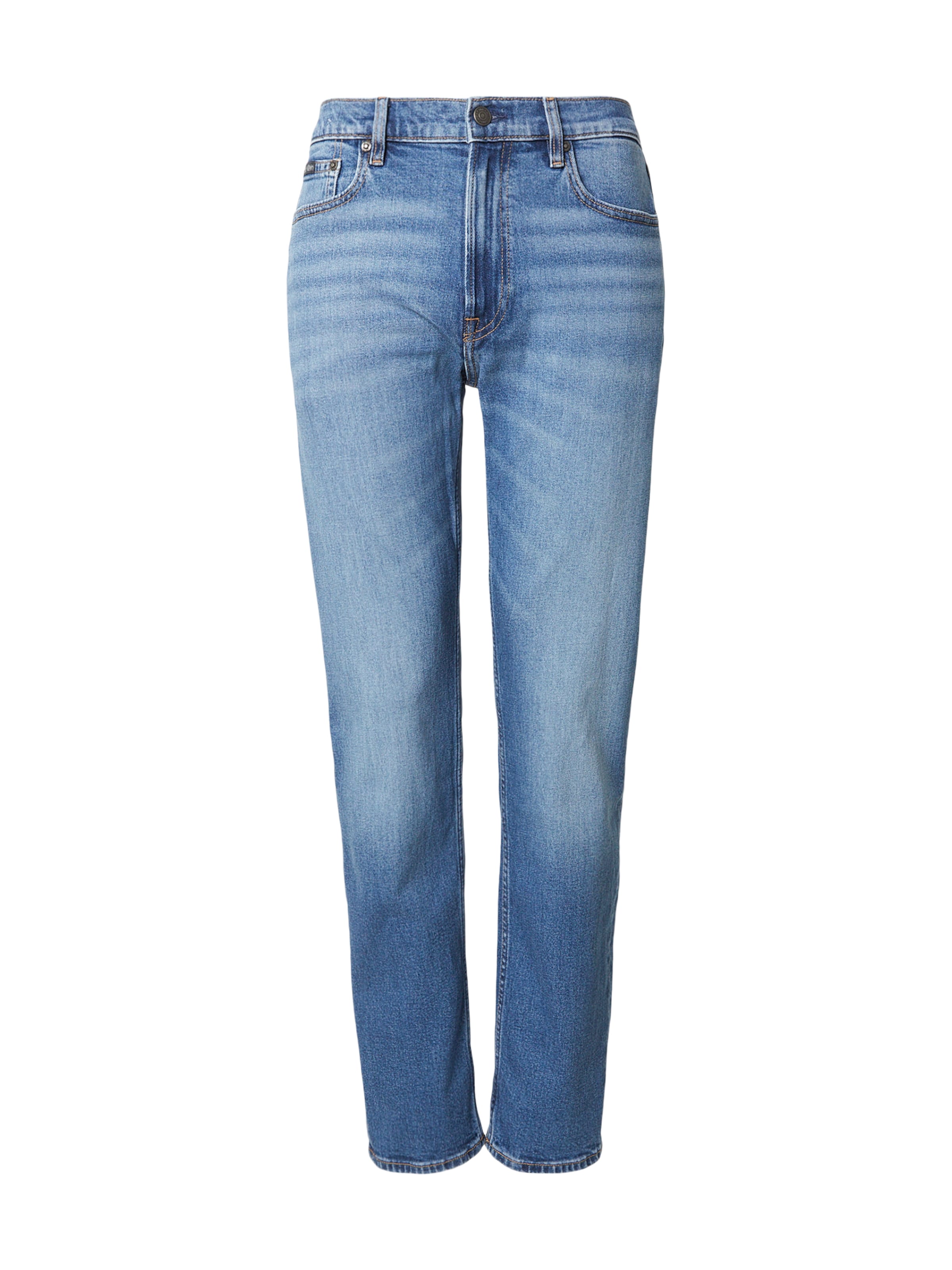 Calvin Klein Slimfit Jeans in Blauw: voorkant