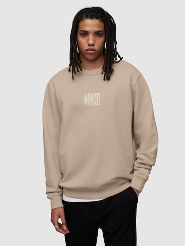 AllSaintsSweater majica 'VARDEN' - siva boja: prednji dio