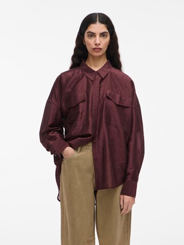Camicia da donna di ROUGE EDIT in marrone: frontale