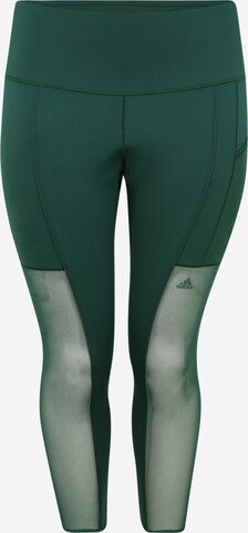 ADIDAS ORIGINALS - Skinny Leggings 'IVP MSH 3S TGHT' en verde: frente
