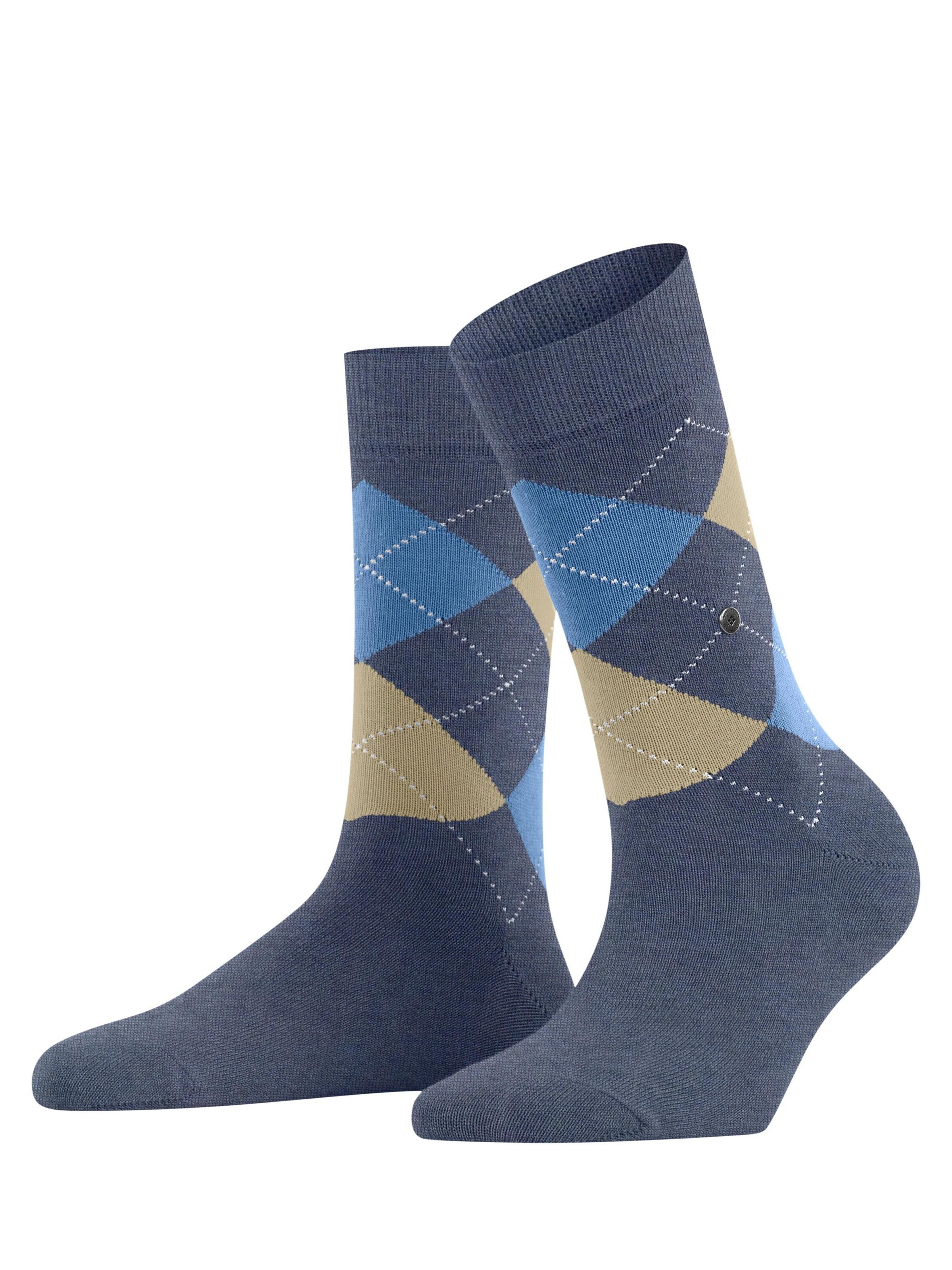 BURLINGTON Socks 'Queen' in Blue: front