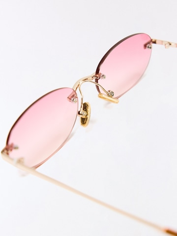 Bershka Sonnenbrille in Pink