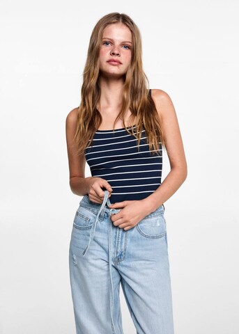 MANGO TEEN Wide leg Jeans in Blue