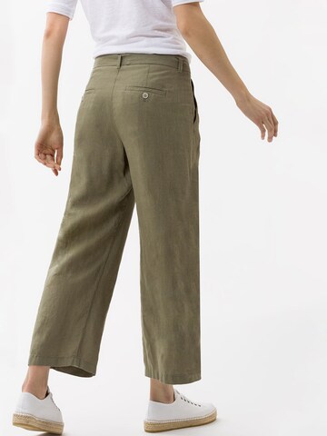 BRAX Regular Trousers with creases 'Maine S' in Green