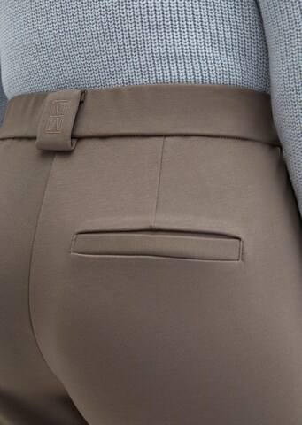 Marc O'Polo Flared Broek 'Marthe' in Bruin