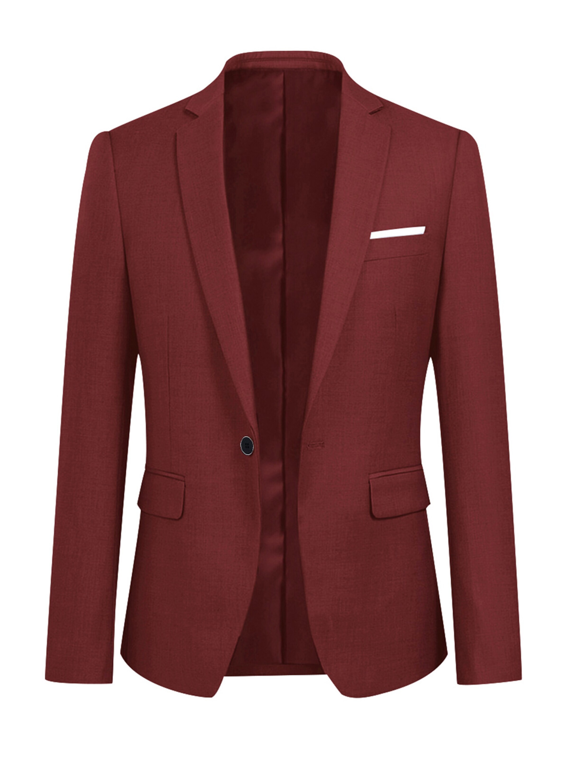 YOUTHUP Suit Jacket 'Prägung' in Red: front