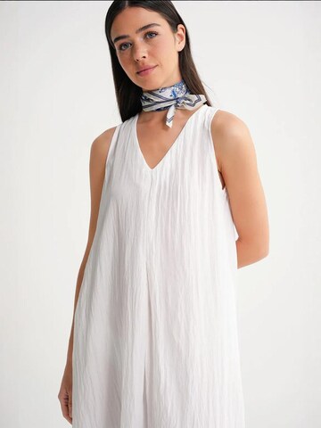 MixRay Dress in White
