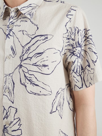 Coupe regular Chemise 'INGarden' INDICODE JEANS en gris