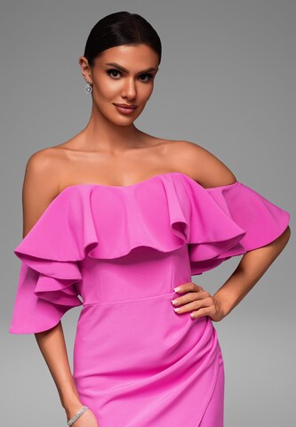 Ombre Evening dress 'Caroline' in Pink