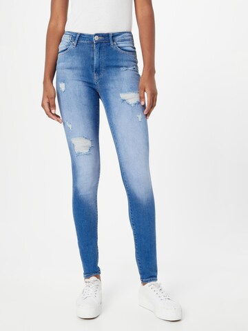 Skinny Jean 'FOREVER' ONLY en bleu : devant