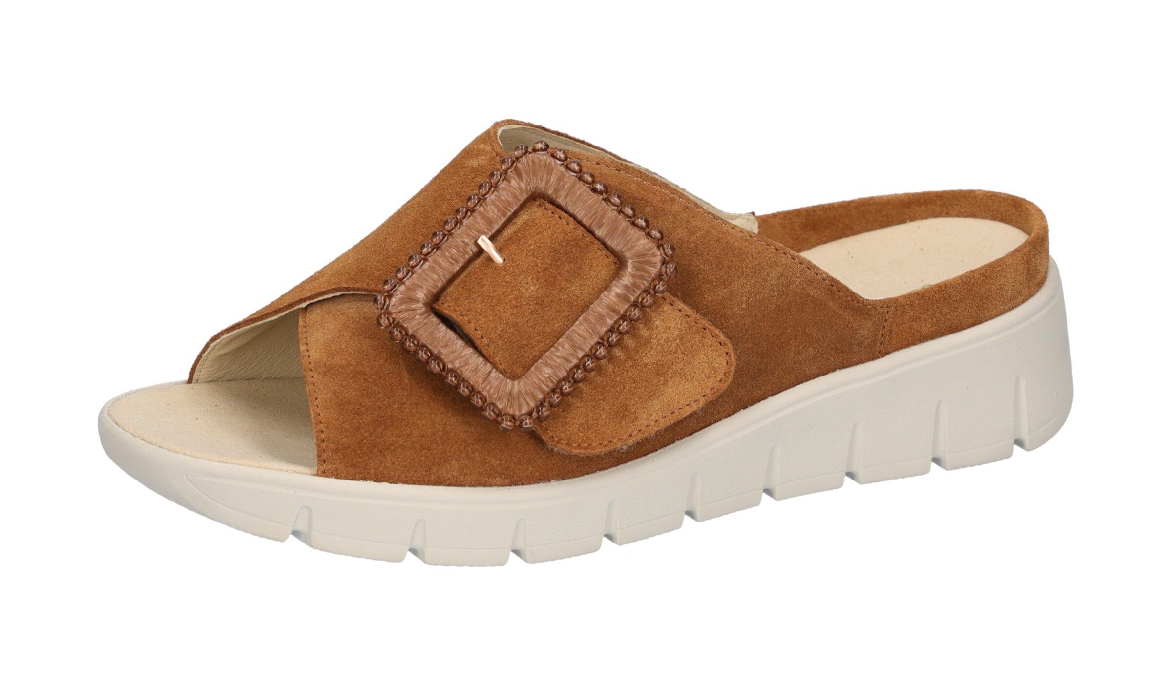 WALDLÄUFER Mules in Brown: front