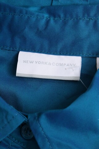 NEW YORK & COMPANY Bluse S in Blau