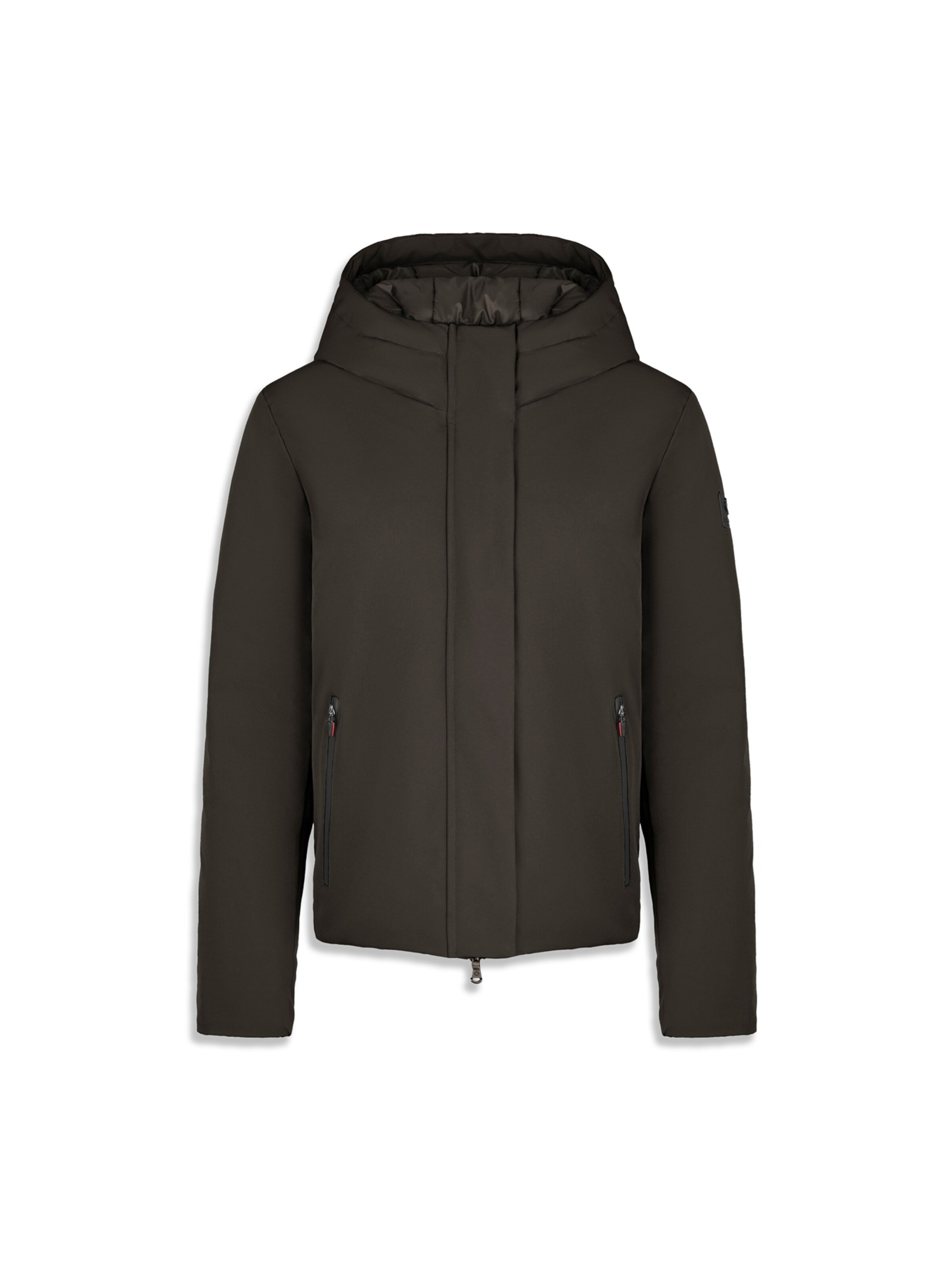 Giacca invernale ' SOFT ZIP ' di Canadian Classics in verde: frontale