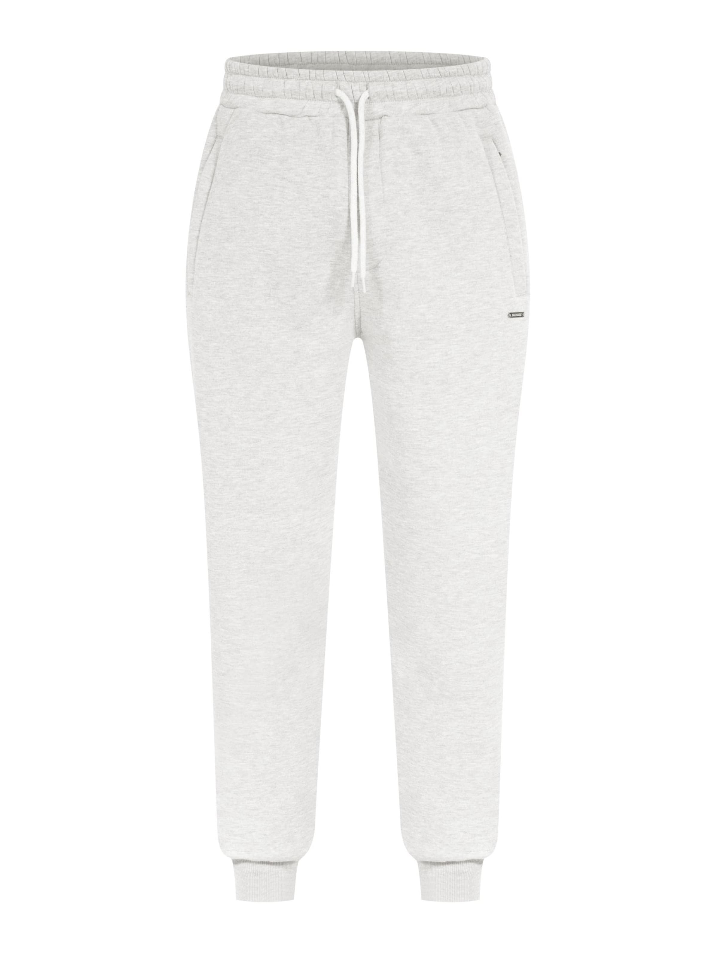 Smilodox Tapered Broek 'Walker' in Beige: voorkant