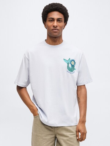 SCOTCH & SODA Shirt in Grijs: voorkant