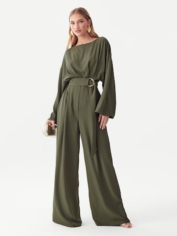 BWLDR - Jumpsuit 'LUELLA' en verde: frente