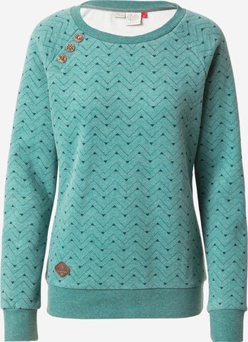 Ragwear Sweatshirt 'DARRIA' in Green: front