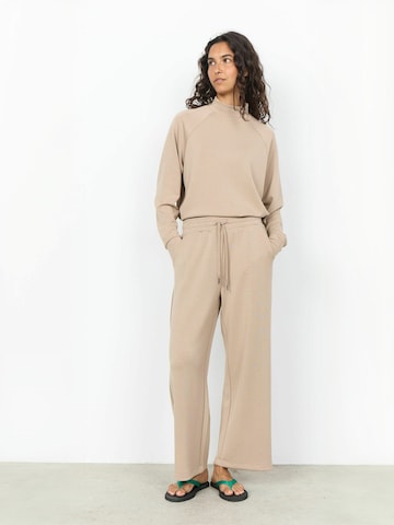 Wide leg Pantaloni ' SC-BANU ' di Soyaconcept in marrone: frontale