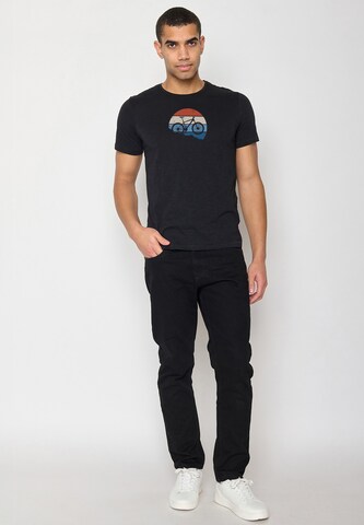 GREENBOMB Shirt 'Bike Winter' in Zwart