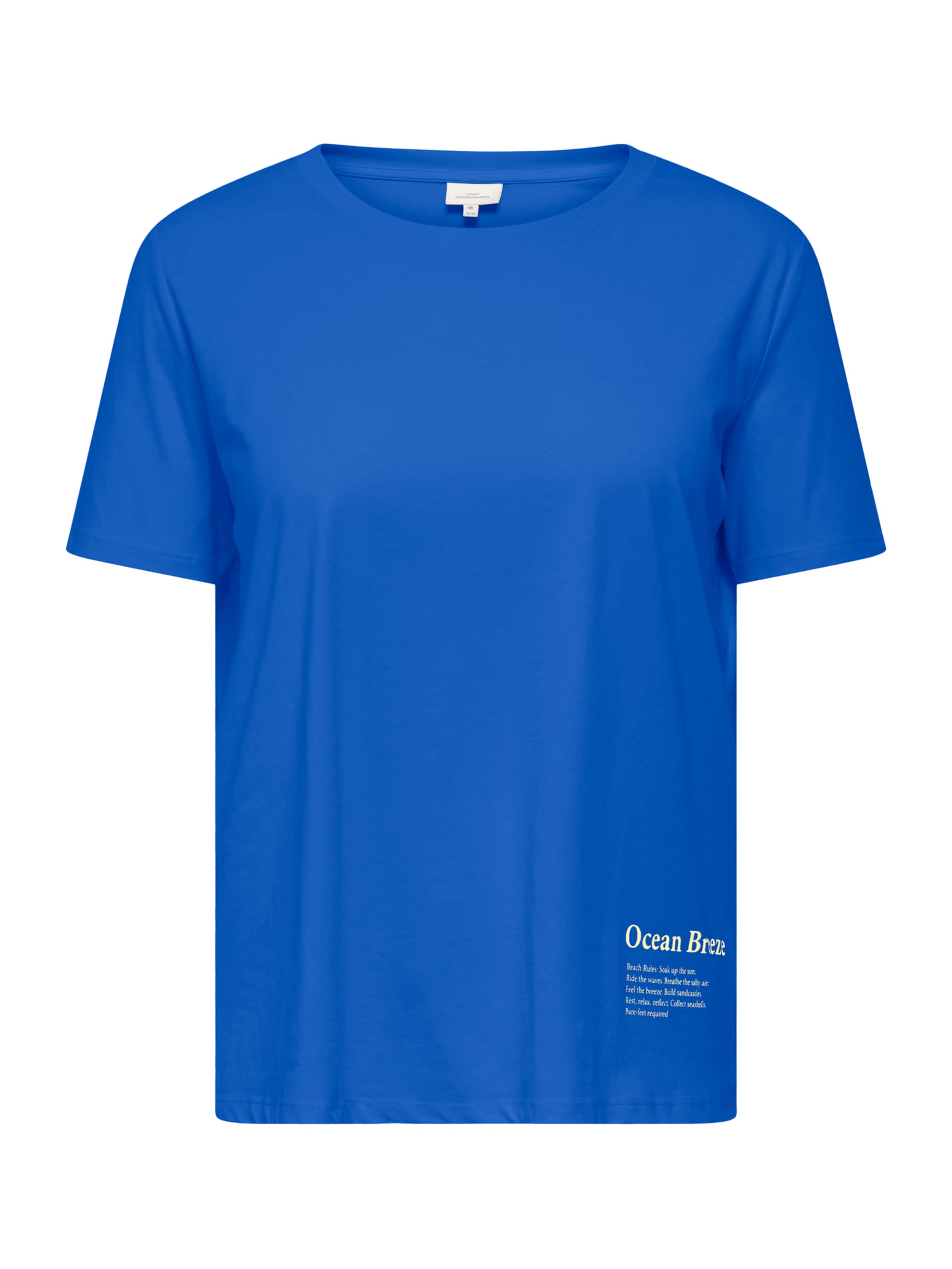 ONLY Carmakoma Tričko 'CARCELIA' – modrá: přední strana