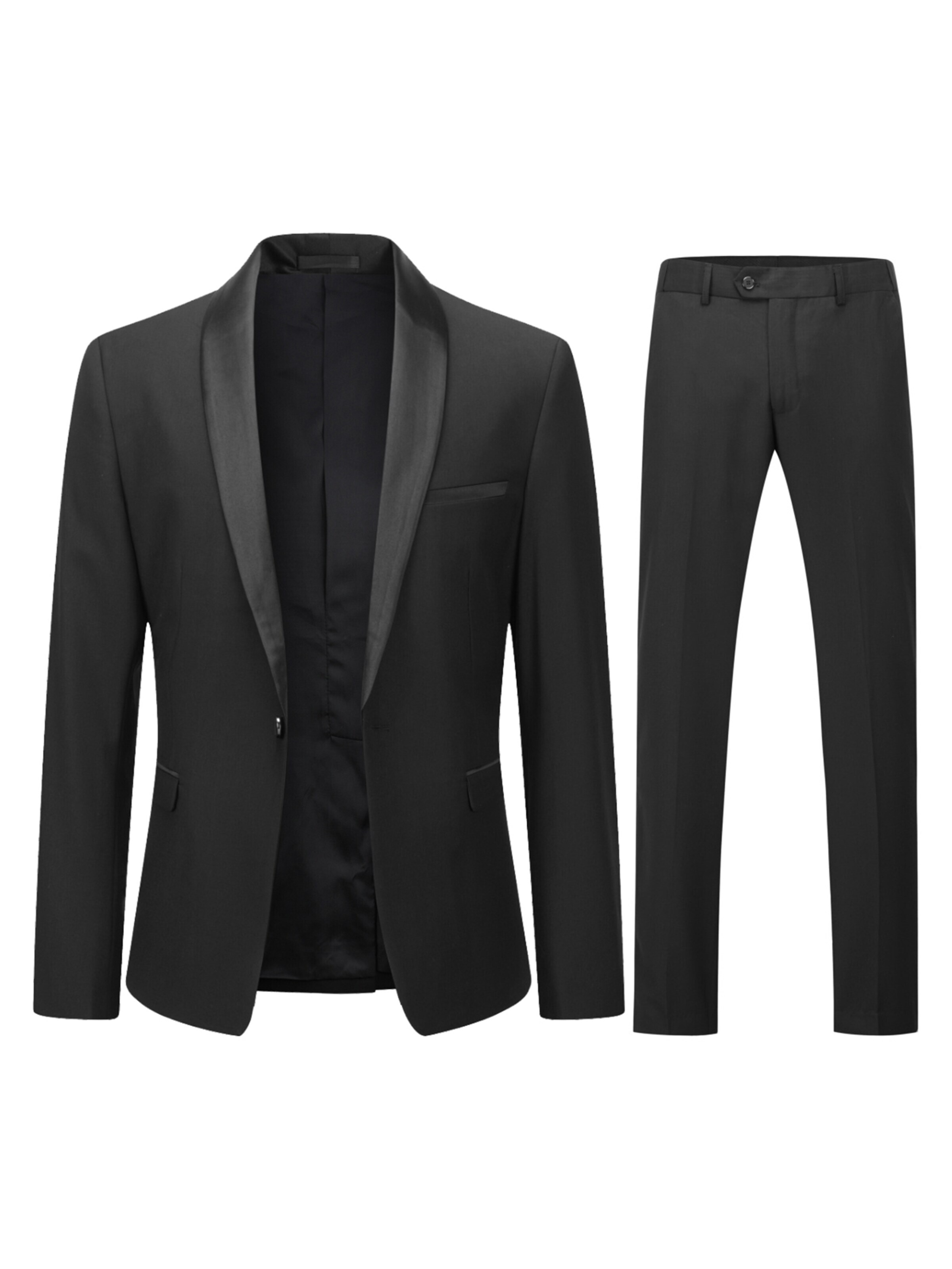 YOUTHUP Suit in 44/Slim in Black, Item view