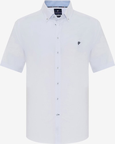 DENIM CULTURE Skjorte 'FABRIZIO' i mørkeblå / hvid, Produktvisning