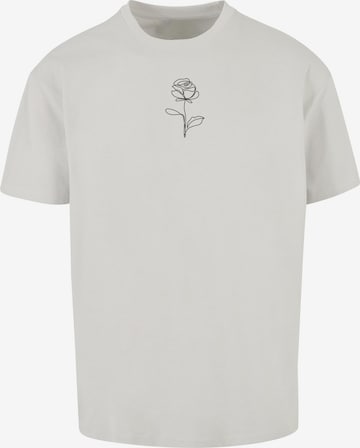 Merchcode T-Shirt 'Rose' in Grau: predná strana