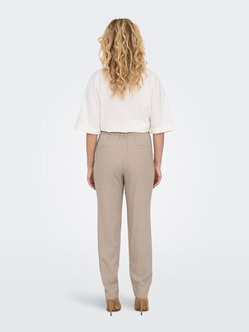 Regular Pantalon à pince 'CARO POPTRASH' ONLY en beige