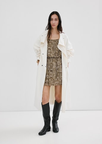 MANGO Kleid 'Snake' in Grün