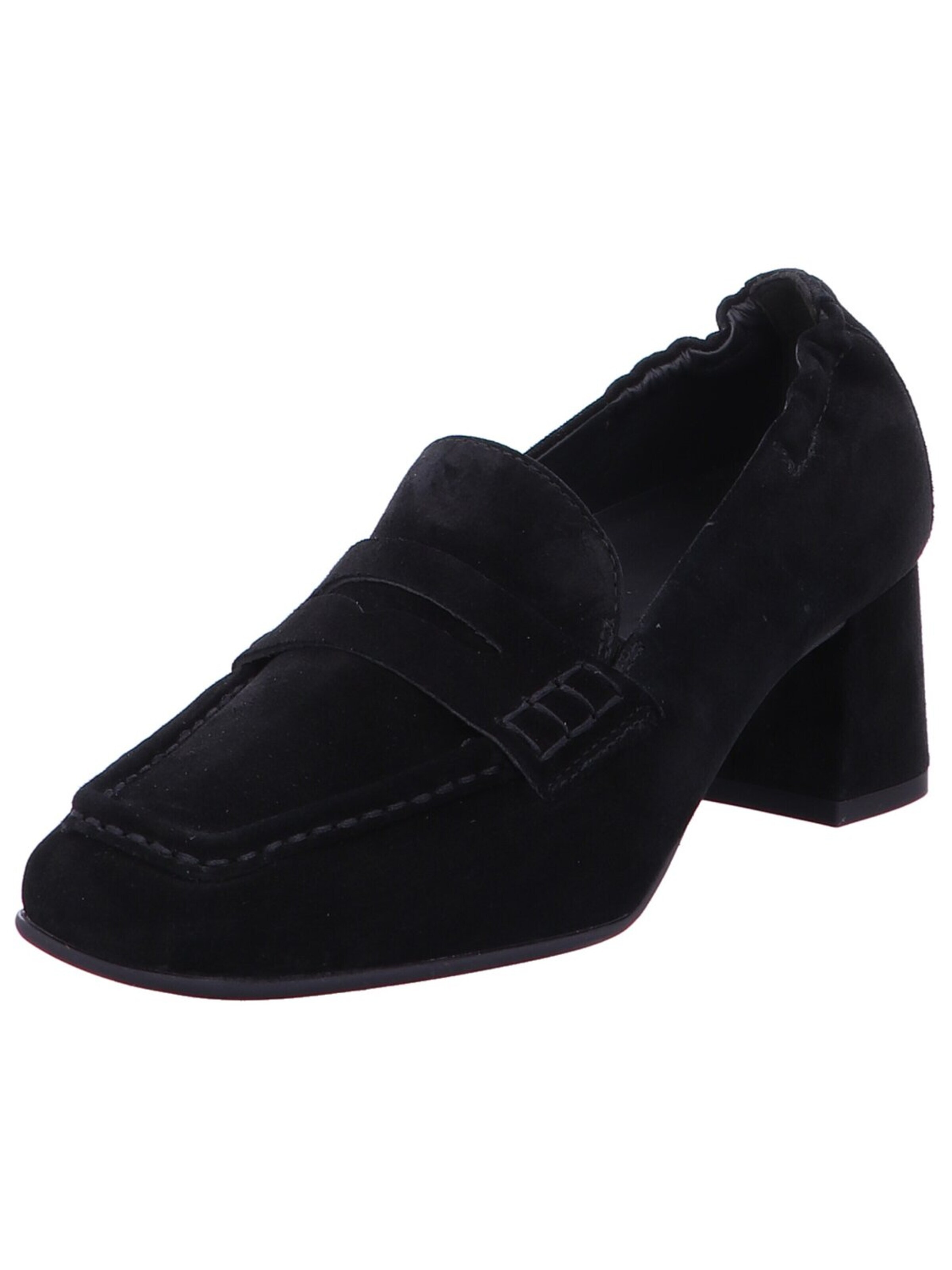 Paul Green - Zapatos con plataforma 'Klassischer Pump Damen 3861-004-005 Velourleder in schwarz' en negro: frente