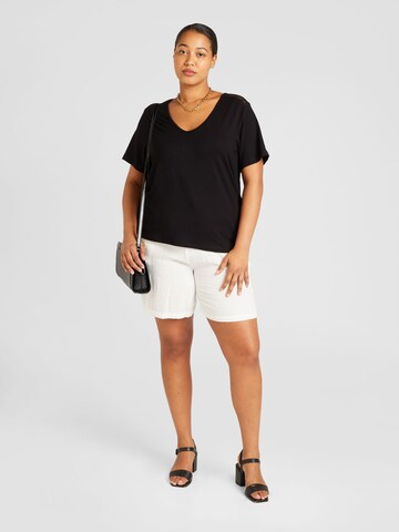 ABOUT YOU Curvy Shirt 'Charlotte' in Zwart