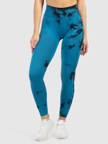 Smilodox Slimfit Leggings in Blauw: voorkant