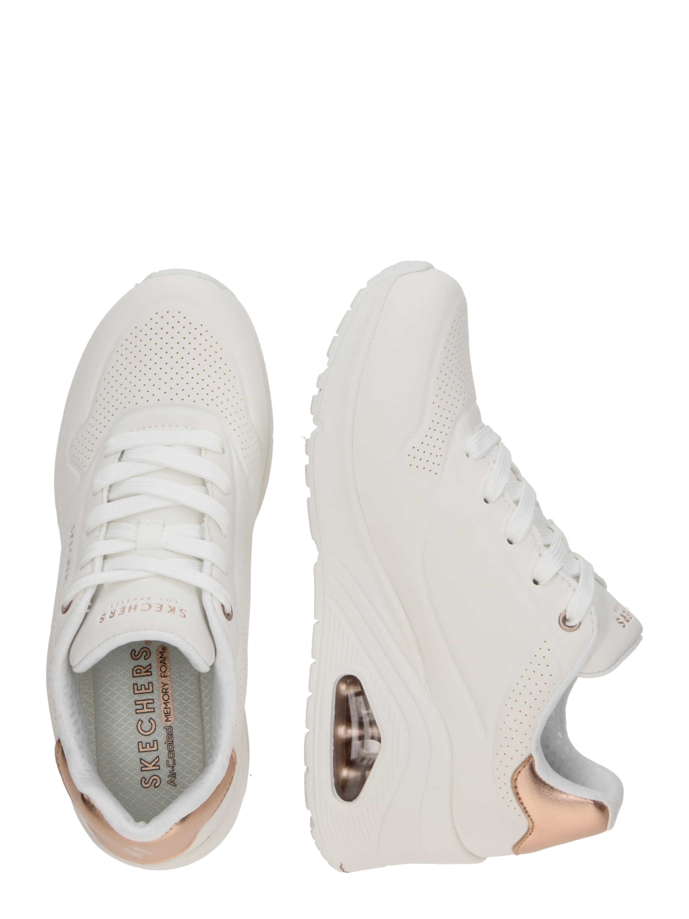 Baskets basses SKECHERS en blanc