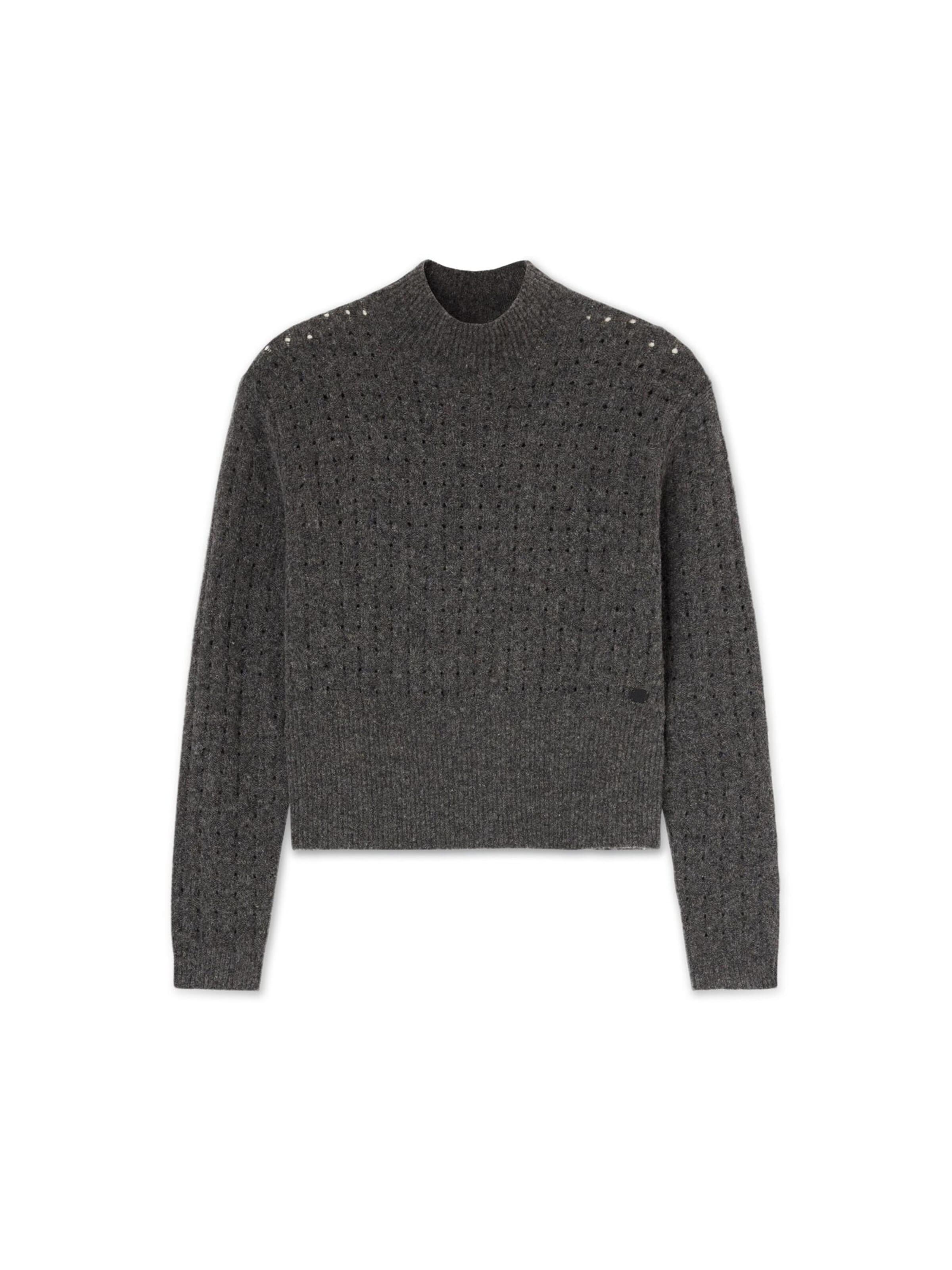 Trussardi Sweater in Grey: front