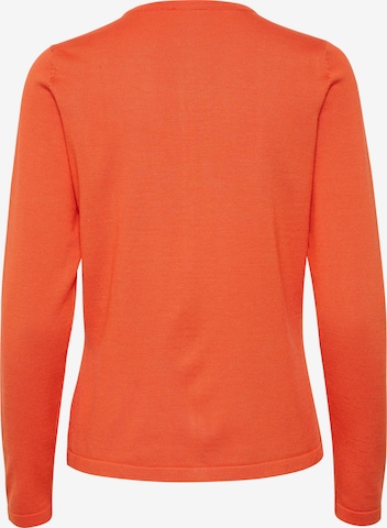 SAINT TROPEZ Knit Cardigan in Orange