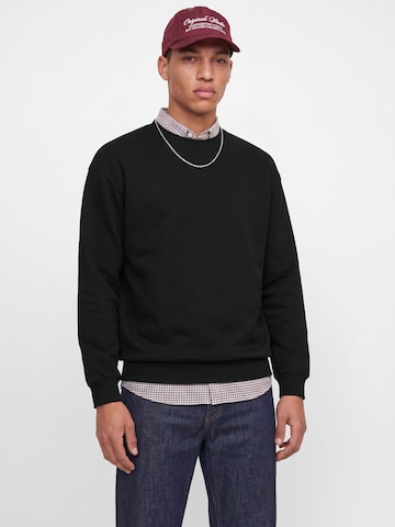 Felpa di JACK & JONES in nero: frontale