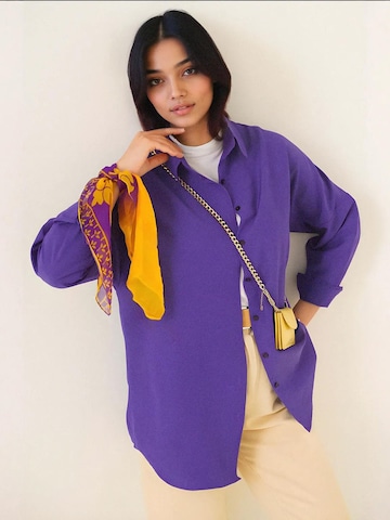 Bigdart - Blusa 'Hemden' em roxo