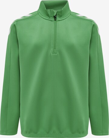 Sweat de sport Hummel en vert : devant