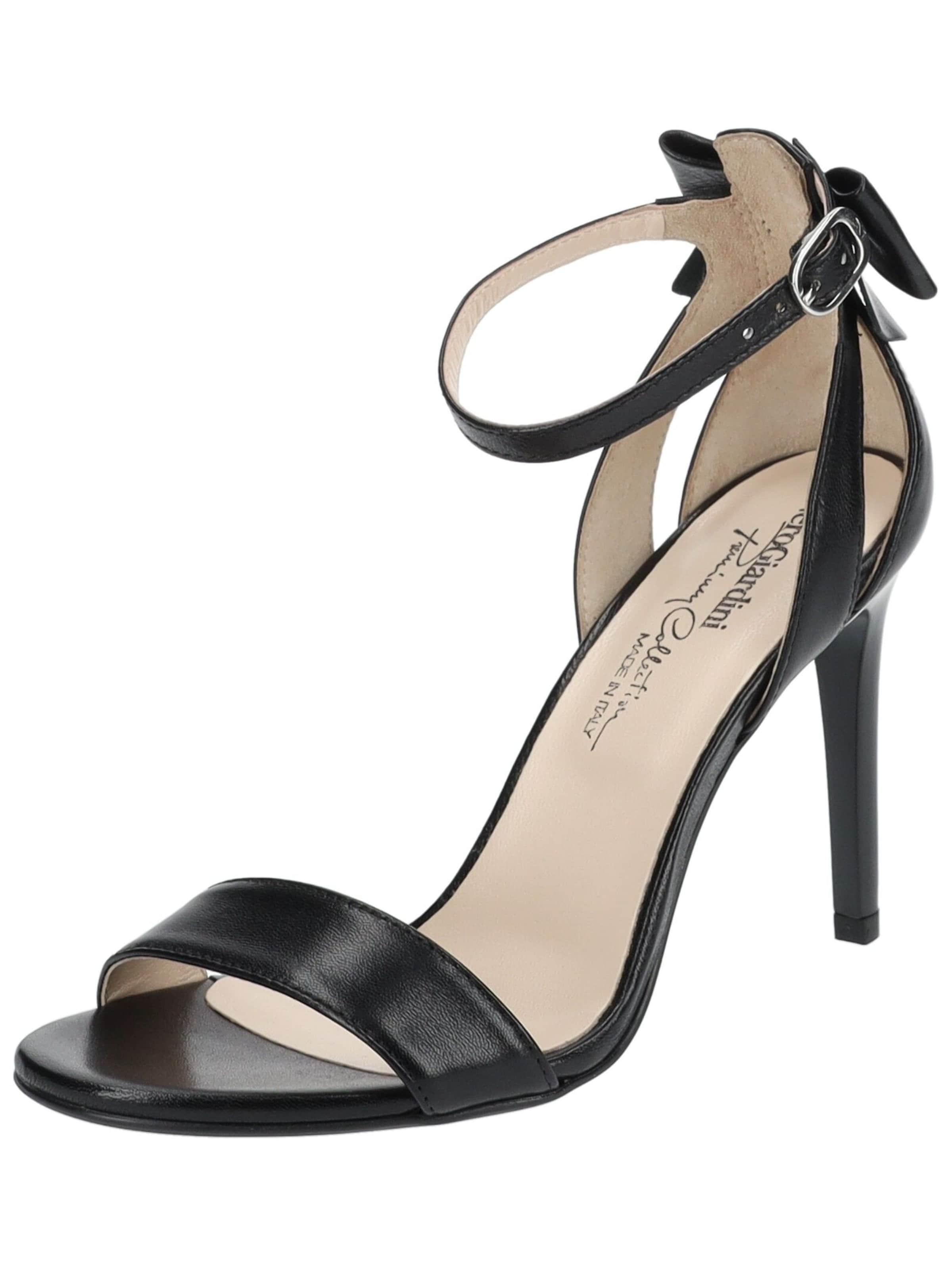 Nero Giardini Strap sandal in Black: front