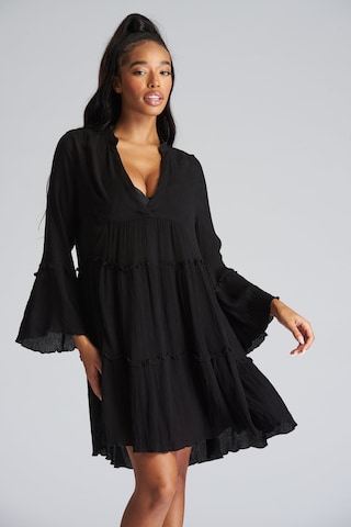South Beach Kleid in Schwarz: Vorderseite