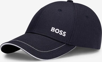 Casquette BOSS en bleu : devant