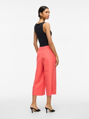 VILA Wide leg Broek in Oranje