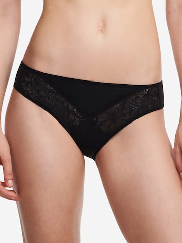 Chantelle Slip 'Easy Feel Floral Touch' in Schwarz
