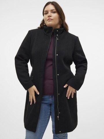 Vero Moda Curve Wintermantel 'VMCLassbessy' in Zwart