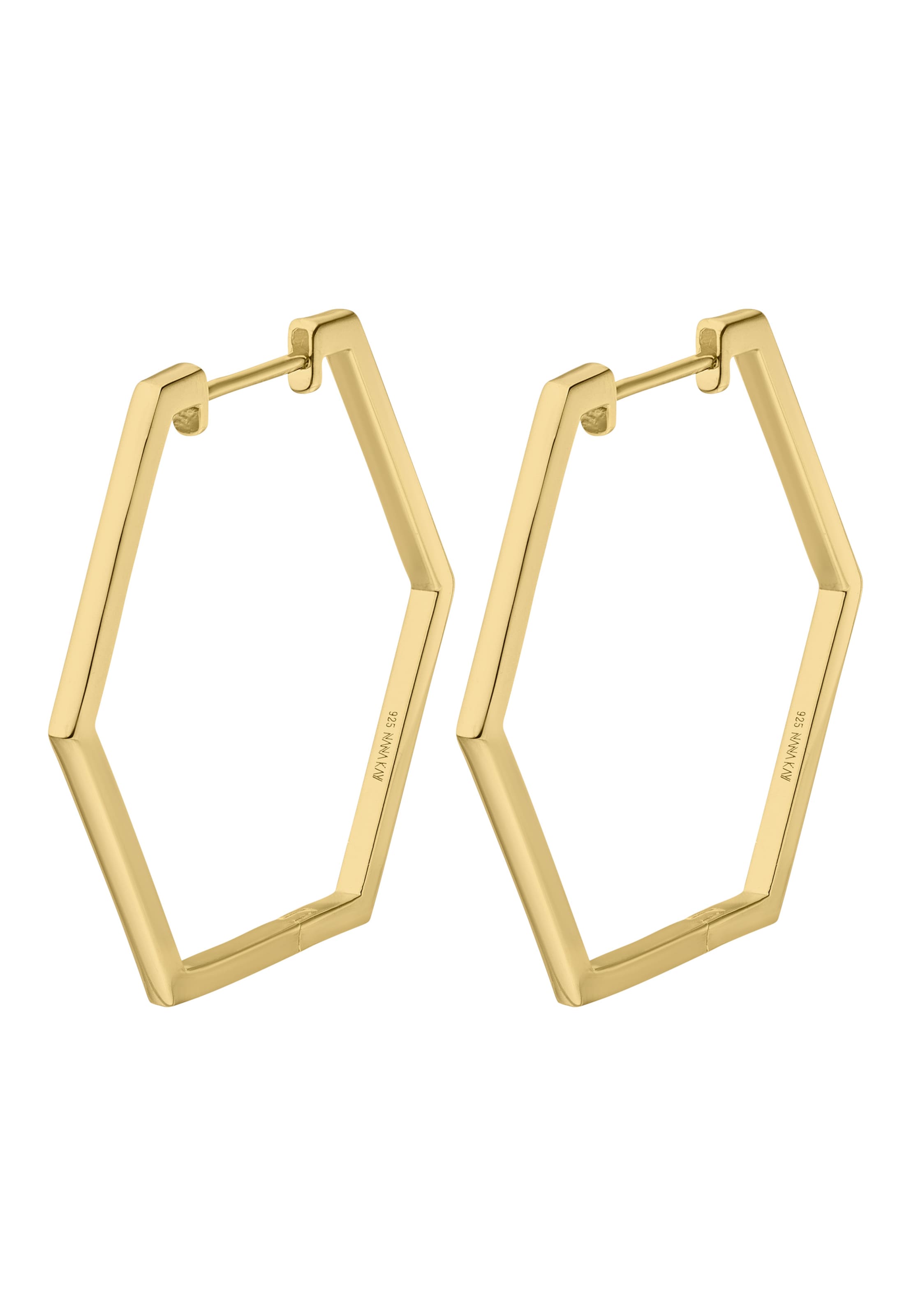 Nana Kay Ohrringe in Gold: Vorderseite